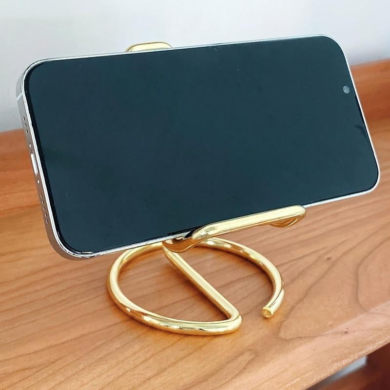 Portable Phone Holder, Waterproof Desktop Cellphone Stand, Anti-Slip Phone Holder for Desk, Universal Phone Accessories Compatible with Iphone & Android Phone, Desk Accessories