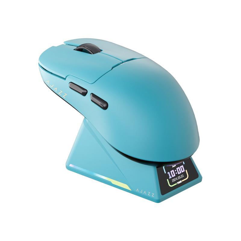 AJAZZ AJ159 APEX Wireless Gaming Mouse, 1 Count Rechargeable Wireless Three-Mode Mouse with Charging Stand, Ergonomic Design Gaming Mouse for PC Laptop