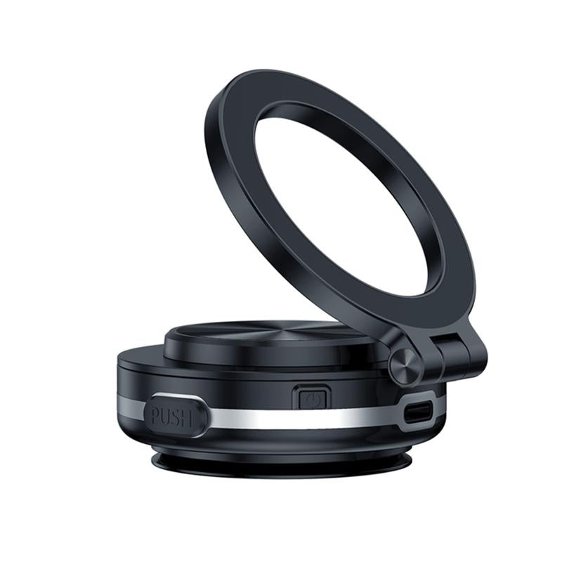 360° Rotatable Car Magnetic Phone Holder, Vacuum Adsorption & Magnetic Adsorption Double-Sided, for Windshield and Dashboard, Kitchen, Bedroom, Office, Multifunctional Phone Accessories for Iphone & Android Smartphone