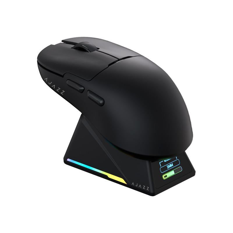 AJAZZ AJ159 APEX Wireless Gaming Mouse, 1 Count Rechargeable Wireless Three-Mode Mouse with Charging Stand, Ergonomic Design Gaming Mouse for PC Laptop