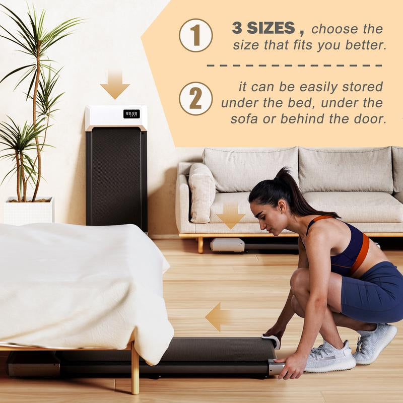 【Black Firday 】 Walking Pad Q1 Urban-Normal- Golden+Sports Water Bottle+ Treadmill Cover