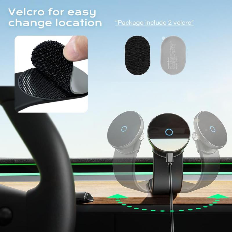Magnetic Car Phone Holder, Multipurpose Car Phone Holder with 2 Magnetic Ring & 1 Base, Phone Stand, Car Phone Holder for Iphone 15/14/13/12 Pro plus Max, Car Phone Mount
