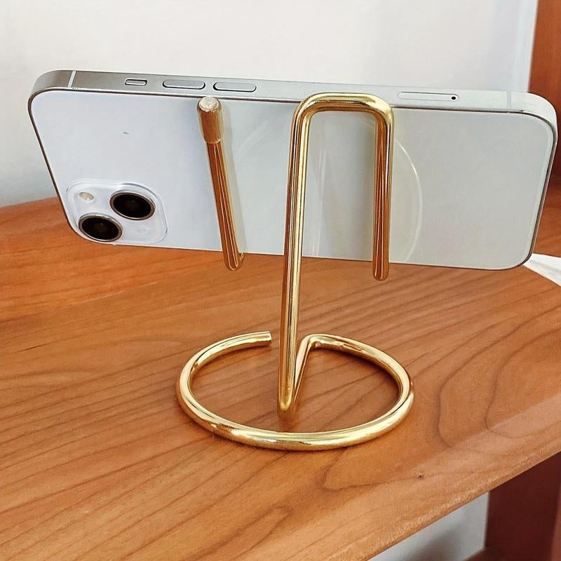 Portable Phone Holder, Waterproof Desktop Cellphone Stand, Anti-Slip Phone Holder for Desk, Universal Phone Accessories Compatible with Iphone & Android Phone, Desk Accessories