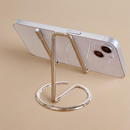 Portable Phone Holder, Waterproof Desktop Cellphone Stand, Anti-Slip Phone Holder for Desk, Universal Phone Accessories Compatible with Iphone & Android Phone, Desk Accessories