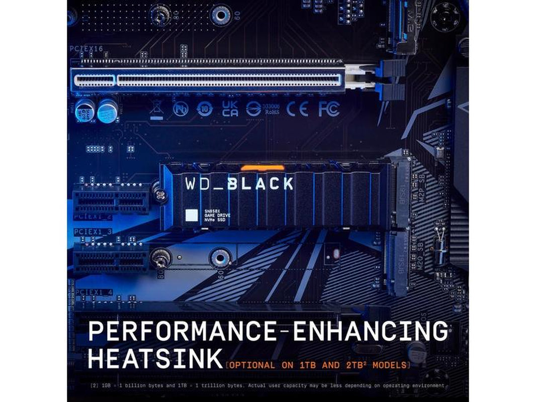 WD_BLACK SN850X Nvme M.2 2280 1TB Pci-Express 4.0 X4 Internal Solid State Drive (SSD) WDS100T2XHE
