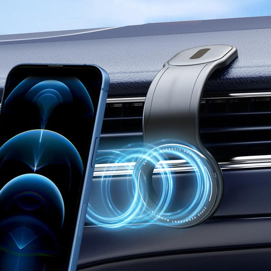 2024 Car Magnetic Phone Holder with Strong Magnet, Flexible Bendable Magnetic Mag Safe Phone Holder, Universal Car Dashboard Cell Phone Mount Compatible with Iphone 15 14 13 12 Pro Max