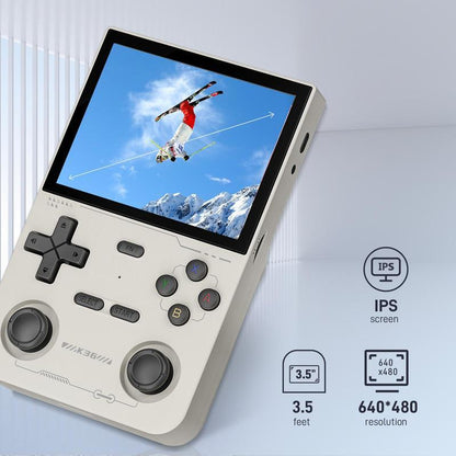 R36S Retro Video Handheld Game Console Linux System 3.5 in IPS Screen Built in 2500Mah Battery 32G+64G TF Card Preinstalled Gamess Retro Handheld