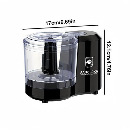 1.5 Cup/12Oz Electric Food Chopper, Portable Mini One Touch Pulse Design Electric Vegetable Chopper, Kitchen Food Processor for Dicing, Chopping & Pureeing, Household Appliances