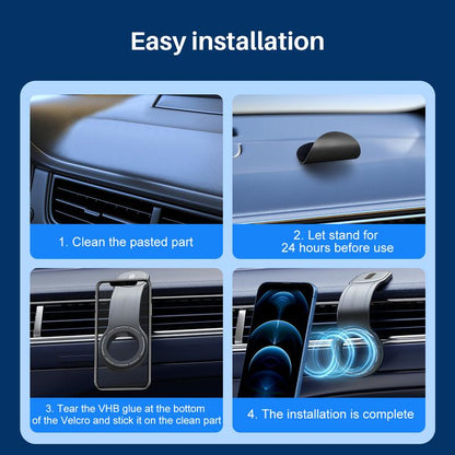 2024 Car Magnetic Phone Holder with Strong Magnet, Flexible Bendable Magnetic Mag Safe Phone Holder, Universal Car Dashboard Cell Phone Mount Compatible with Iphone 15 14 13 12 Pro Max
