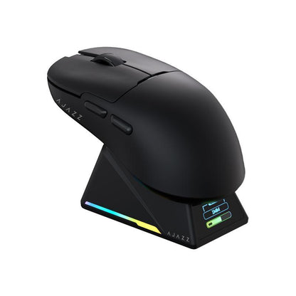 AJAZZ AJ159 APEX Wireless Gaming Mouse, 1 Count Rechargeable Wireless Three-Mode Mouse with Charging Stand, Ergonomic Design Gaming Mouse for PC Laptop