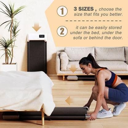 【Black Firday 】 Walking Pad Q1 Urban-Normal- Golden+Sports Water Bottle+ Treadmill Cover